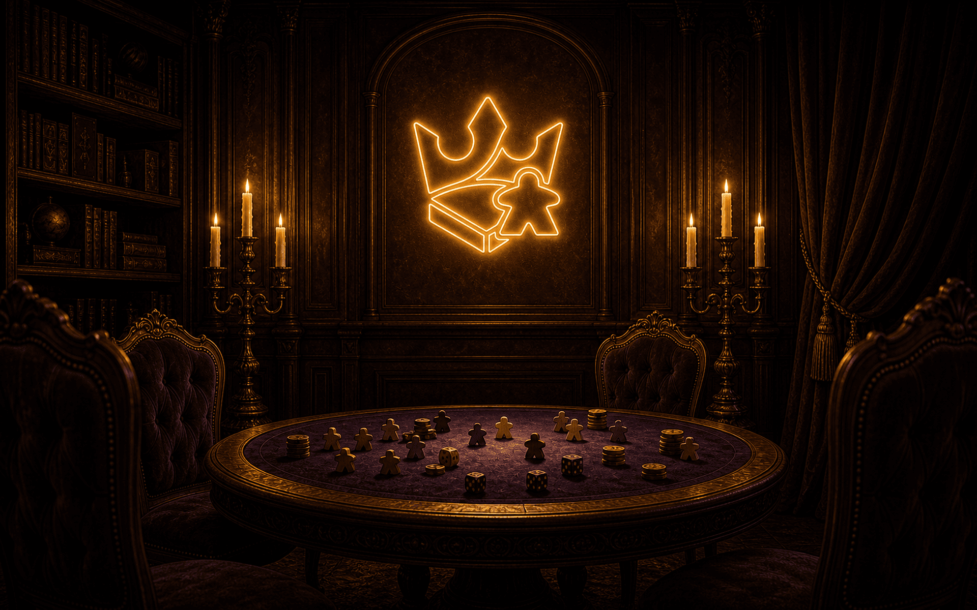 King Board Games product screens